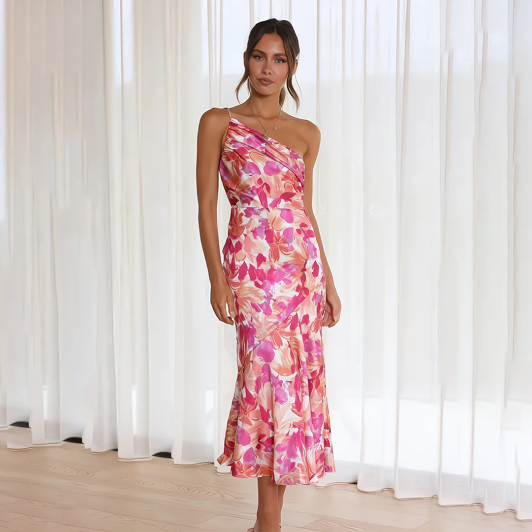 Hinda | Moderne Blumen-Kleid