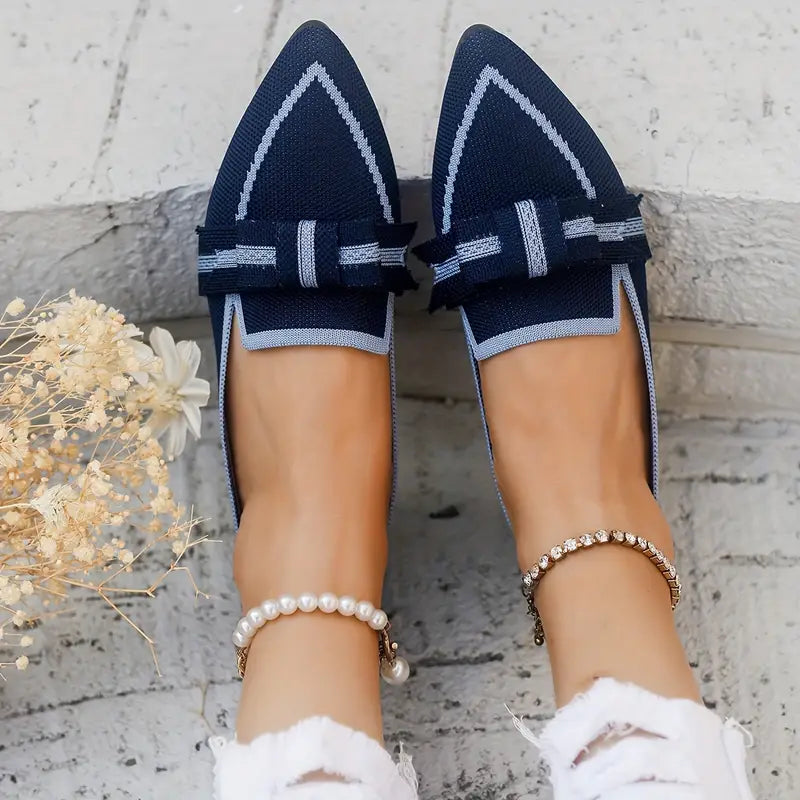 Franka  | geknotet Design flache Schuhe