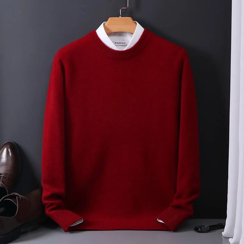 Herren Kaschmir Pullover | Weicher Feinstrick | Klassisch & Wärmend