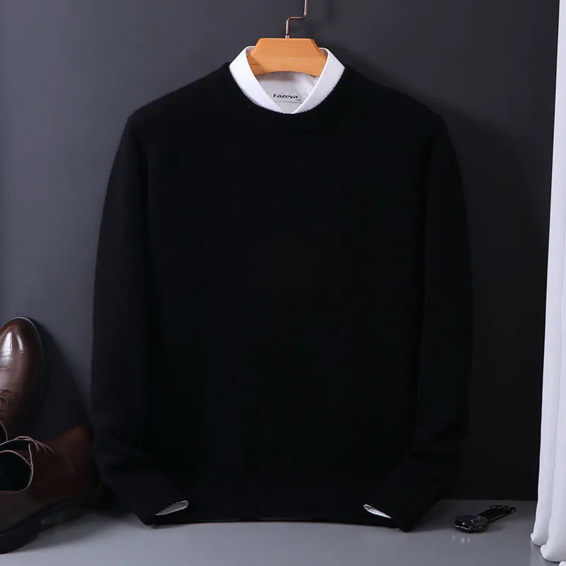 Herren Kaschmir Pullover | Weicher Feinstrick | Klassisch & Wärmend
