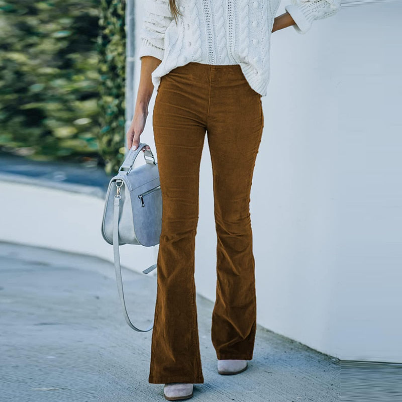 Walker - Dehnbare lange Cordhose