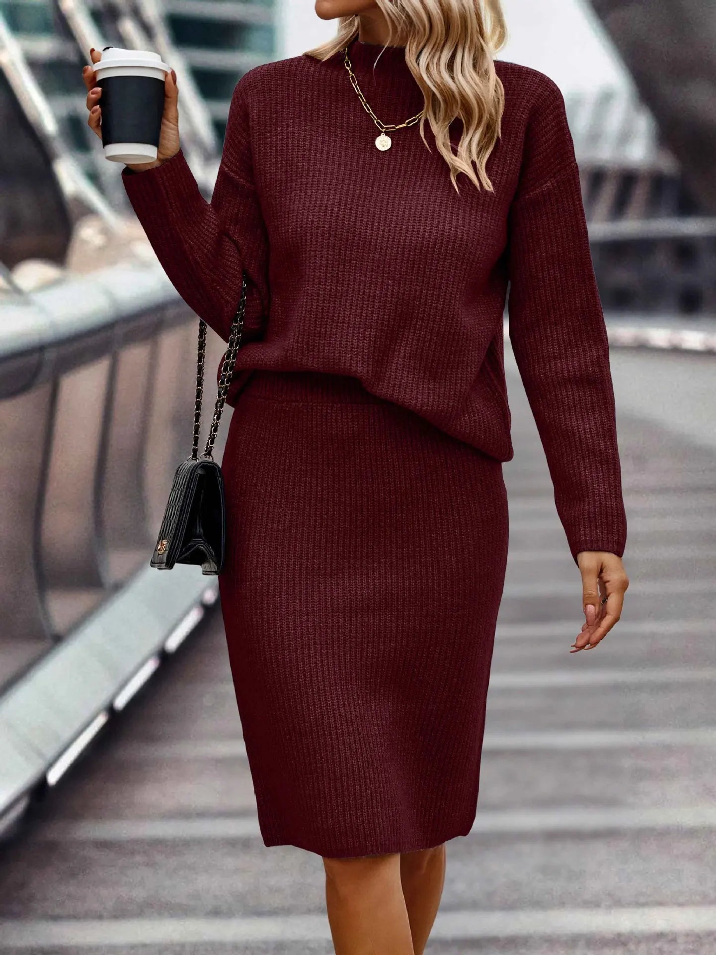 Teli | 2-Teiliges Set aus Pullover und Rock