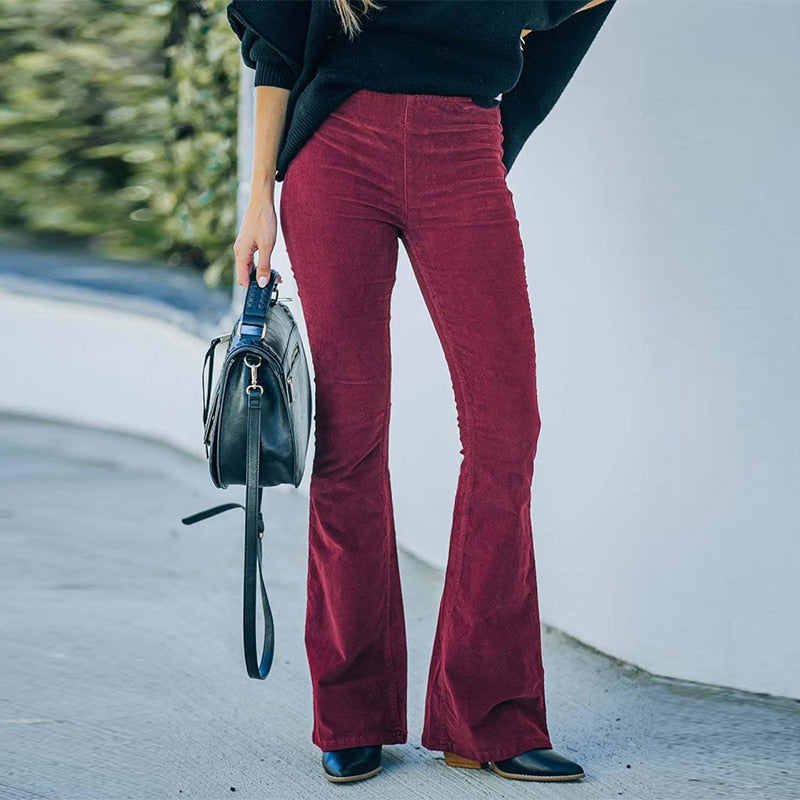 Walker - Dehnbare lange Cordhose