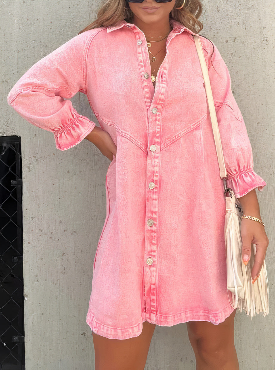 Radia  |  Frauen Denim Kleid