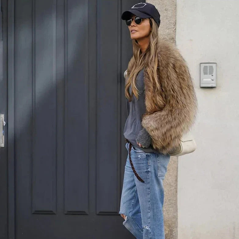 Rasa | Giacca in pelliccia sintetica per moda femminile