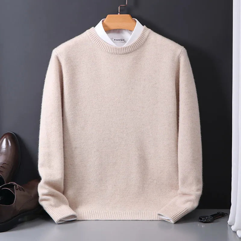 Herren Kaschmir Pullover | Weicher Feinstrick | Klassisch & Wärmend