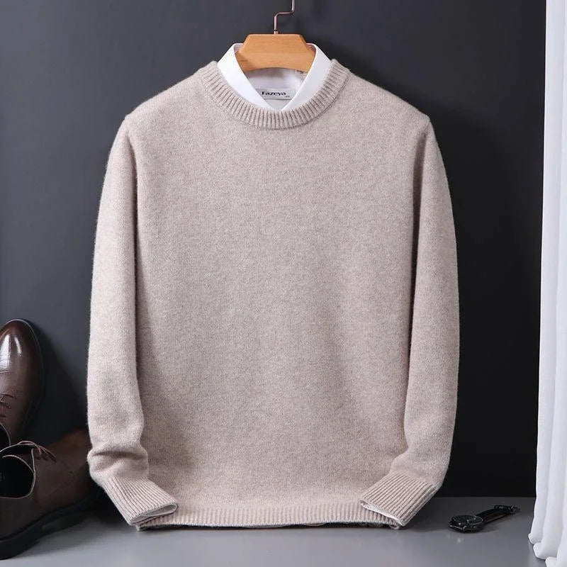 Herren Kaschmir Pullover | Weicher Feinstrick | Klassisch & Wärmend