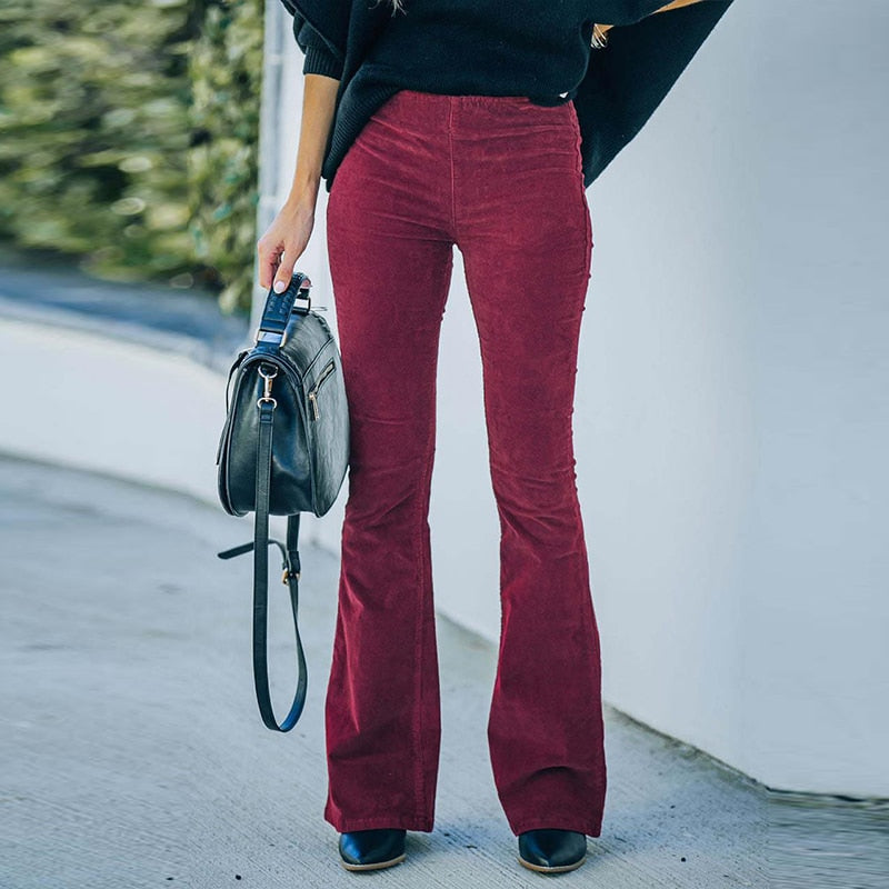 Walker - Dehnbare lange Cordhose