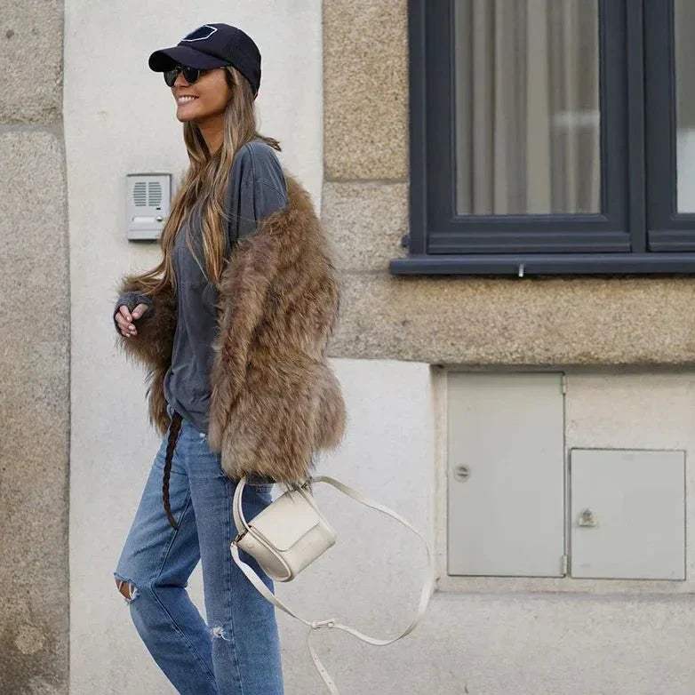 Rasa | Giacca in pelliccia sintetica per moda femminile