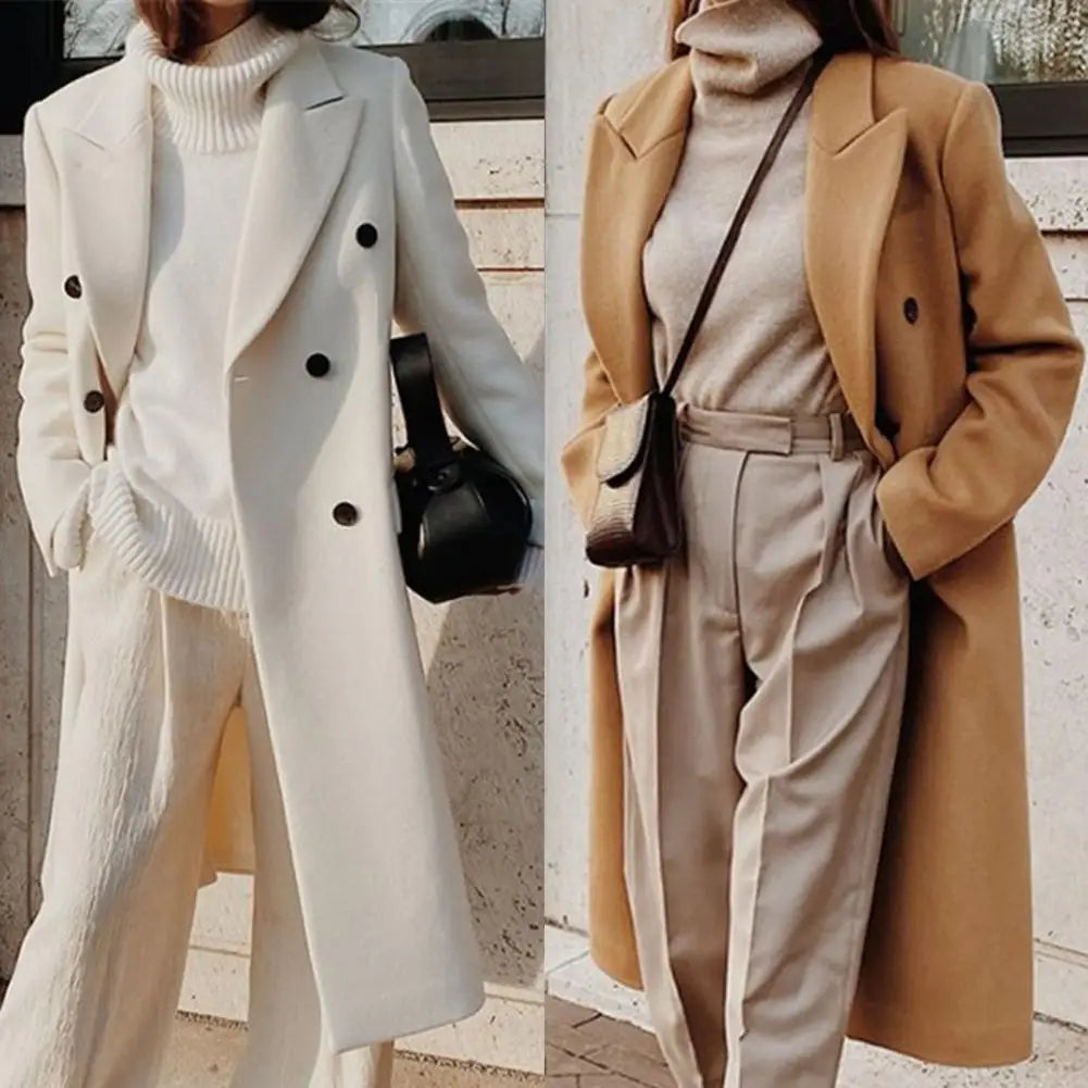Lysithe | Eleganter Wollmantel für Damen
