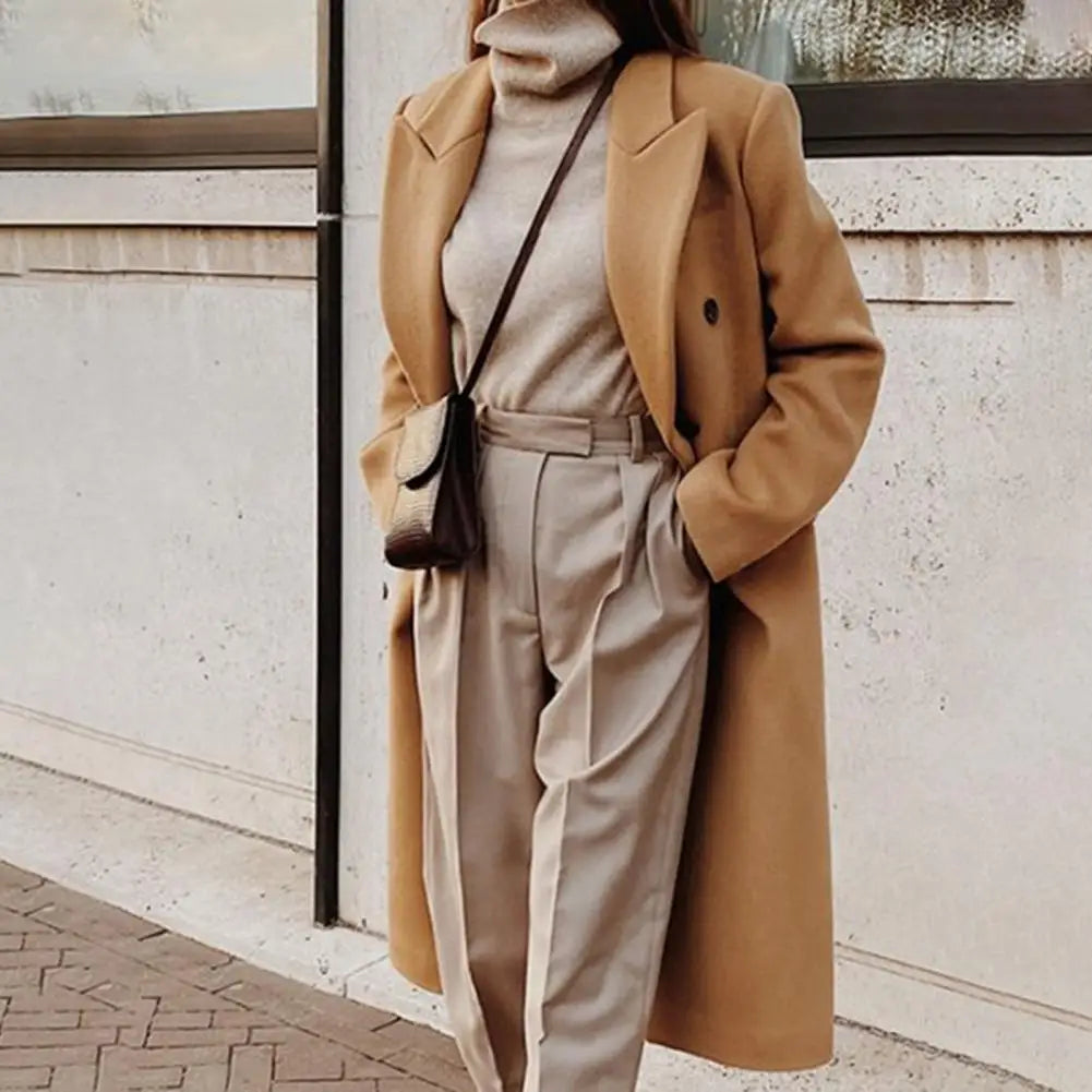 Lysithe | Eleganter Wollmantel für Damen