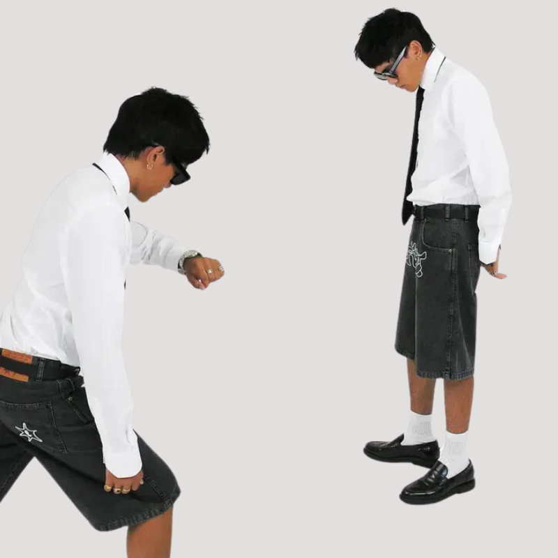 Vesperia | Jorts in denim Y2k Hip Hop