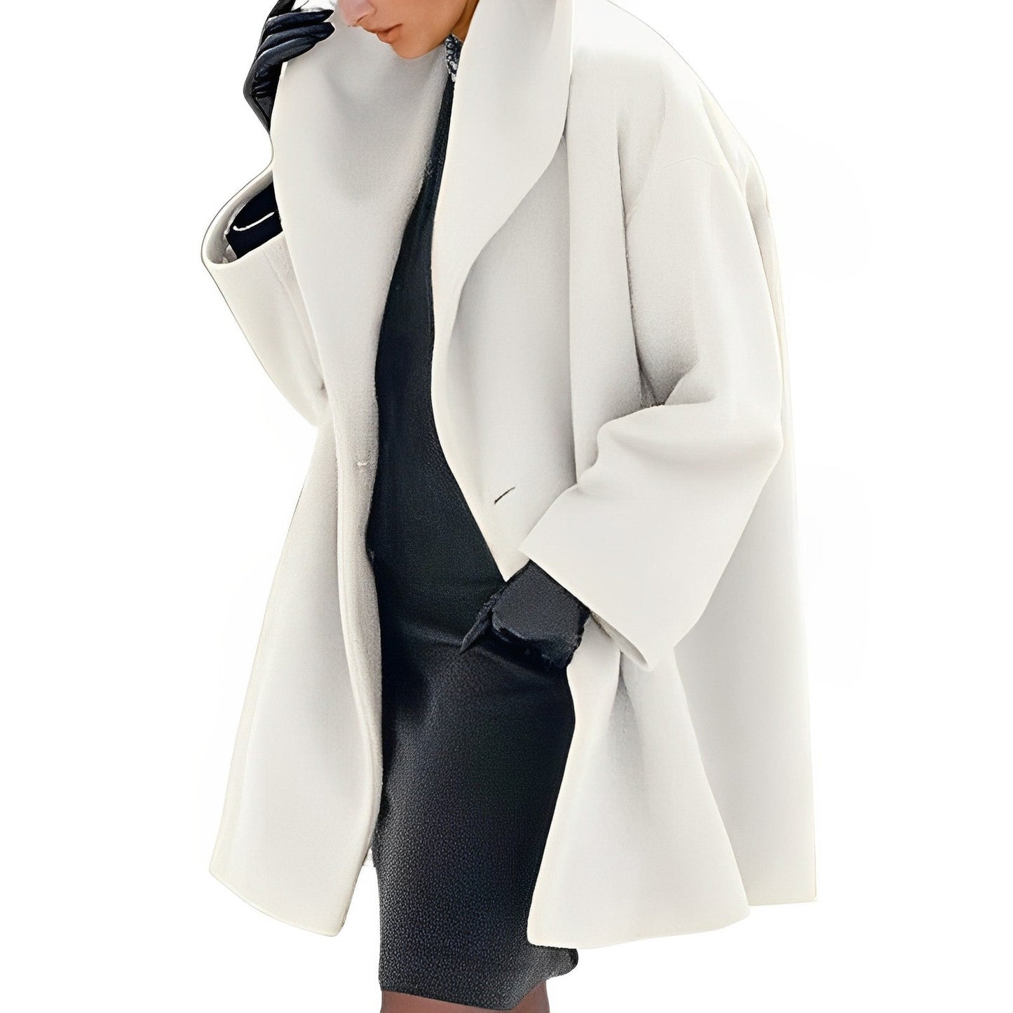 Damen Winterjacke | Elegantes Design | Weiche gestrickte Wolltextur