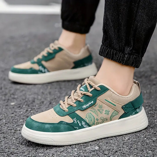 Weber - Bedruckte Schnürschuh-Sneaker