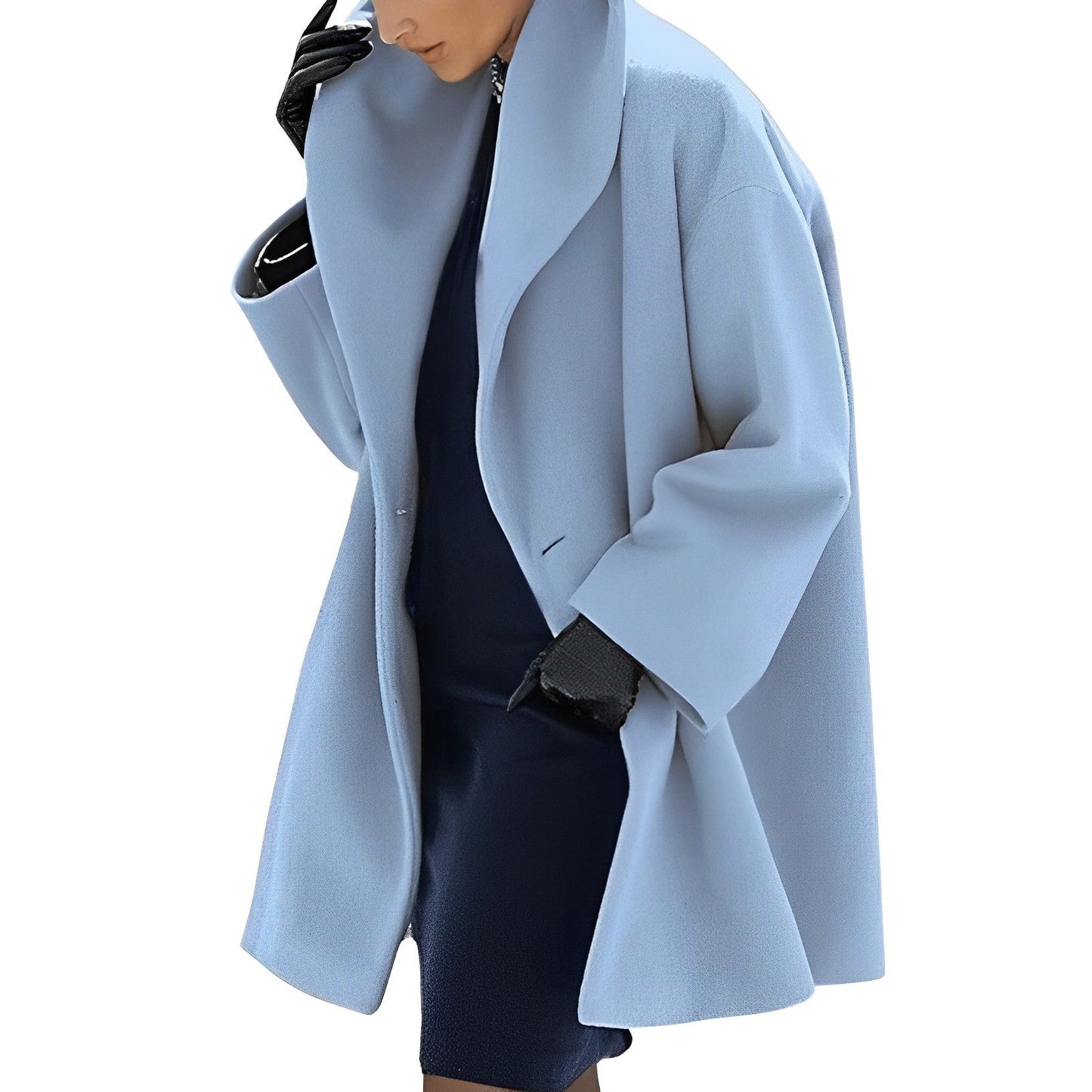 Damen Winterjacke | Elegantes Design | Weiche gestrickte Wolltextur
