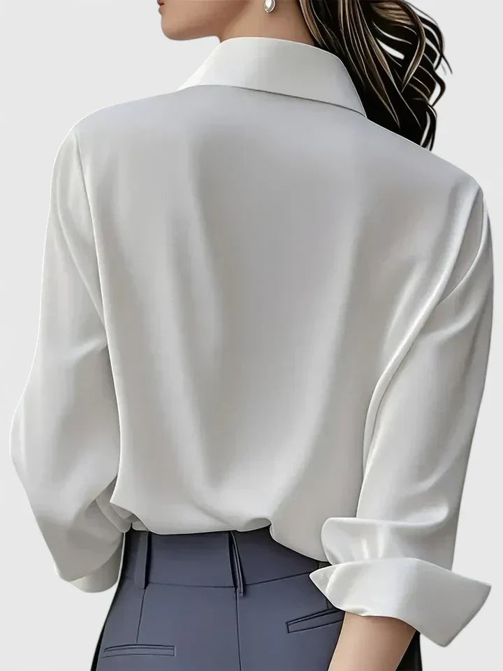 Ellen™ - Elegantes Button-Down-Oberteil