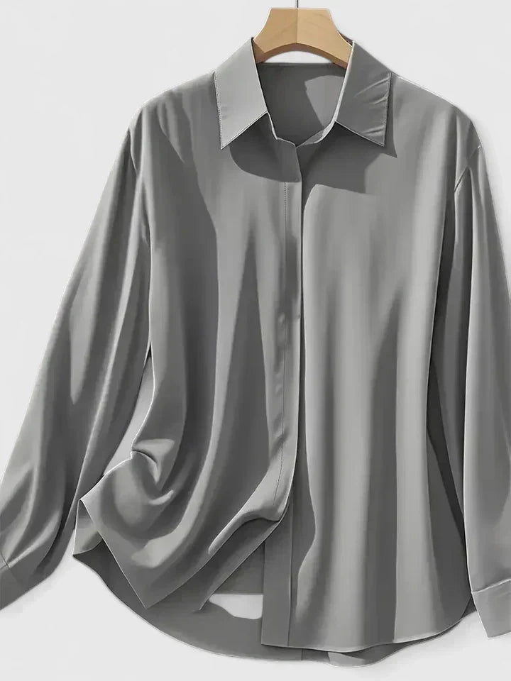 Ellen™ - Elegantes Button-Down-Oberteil