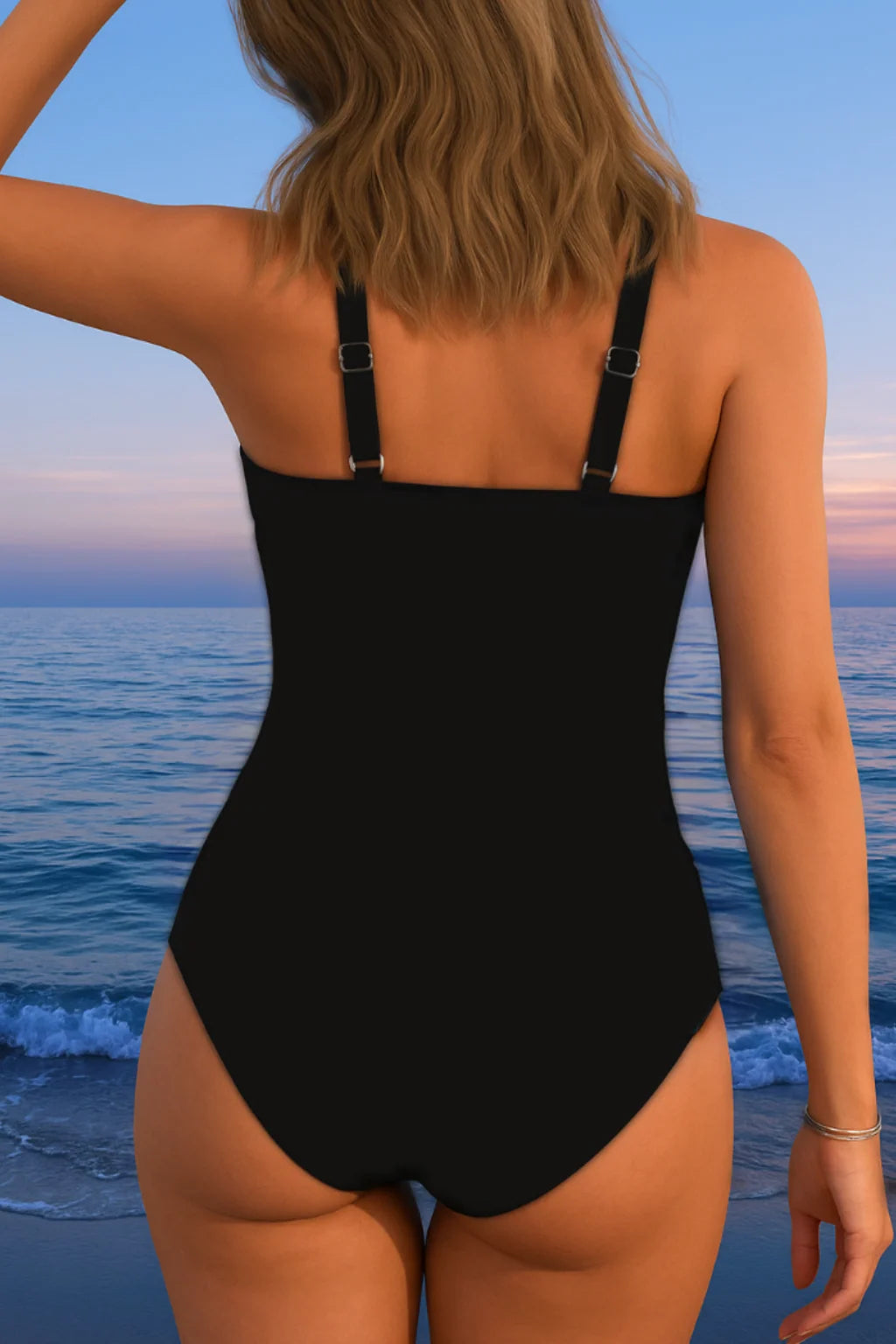Éloria – Eleganter Badeanzug mit buntem Muster