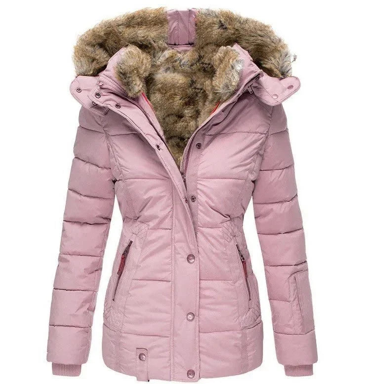 Stefanie™ - Warmer Wintermantel mit Fellfutter