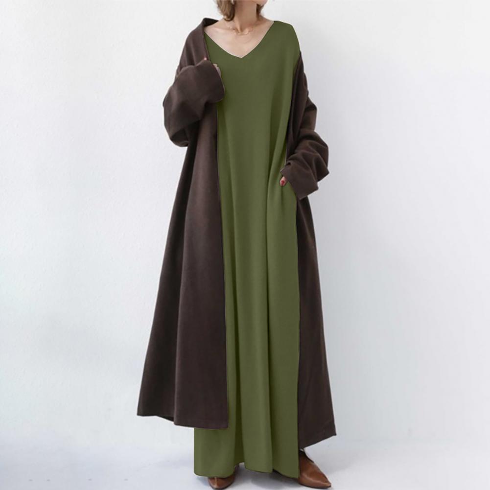 Kelly |  Langes Kleid in Übergröße für Frauen