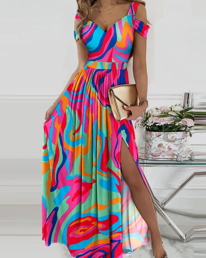 Kazena | Buntes Sommerkleid für Frauen