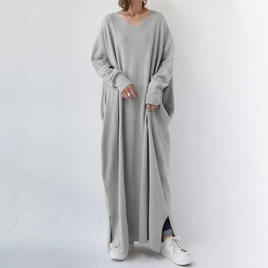 Kelly |  Langes Kleid in Übergröße für Frauen