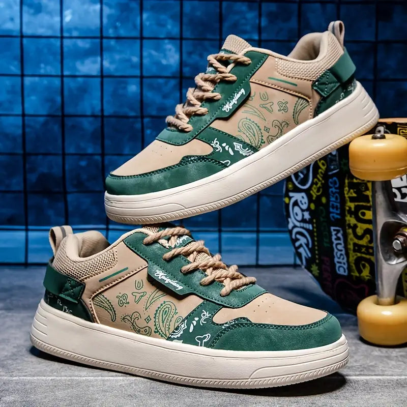 Weber - Bedruckte Schnürschuh-Sneaker