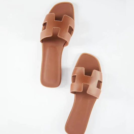 Celene | Luxuriöse Flache Sandale | Unisex