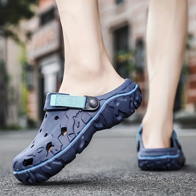 Helene | Bequeme, rutschfeste, weiche Sohle, feste Farbe, hohle Clogs