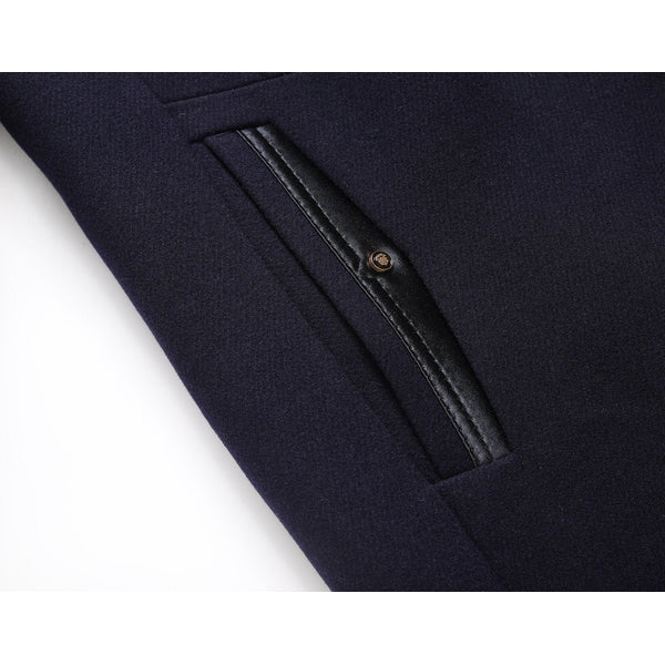 Herren Wintermantel | Elegantes Design | Stehkragen | Warm Gefüttert