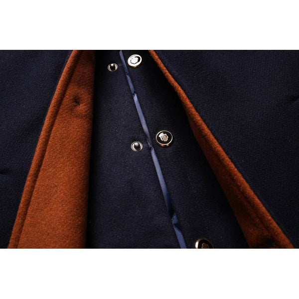 Herren Wintermantel | Elegantes Design | Stehkragen | Warm Gefüttert