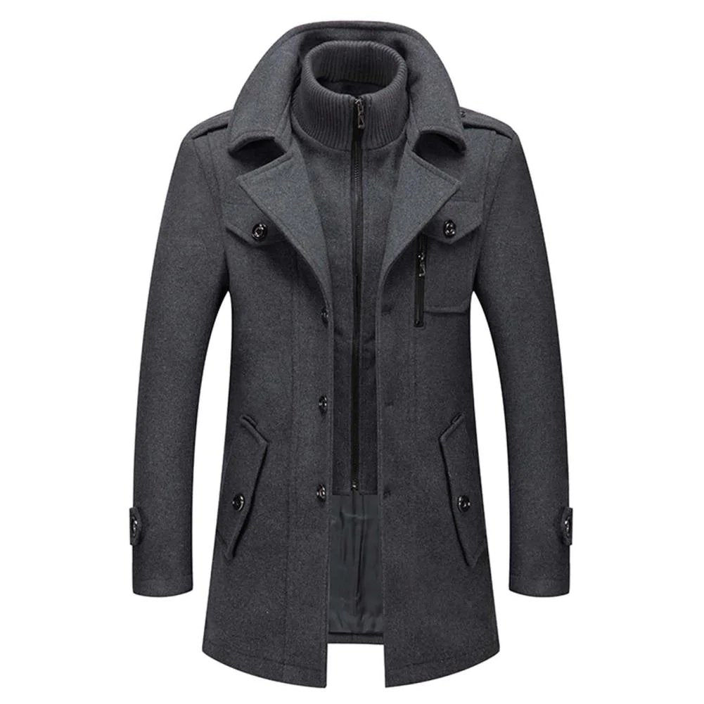Herren Zweiteiliger Mantel | Eleganter Übergangsmantel | Zeitlos & Vielseitig