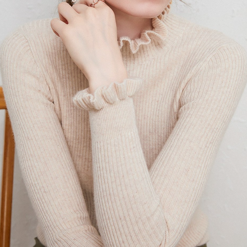 Damen Rollkragenpullover | Klassisch | Ultrazarte Feinstrick-Qualität Kaschmir