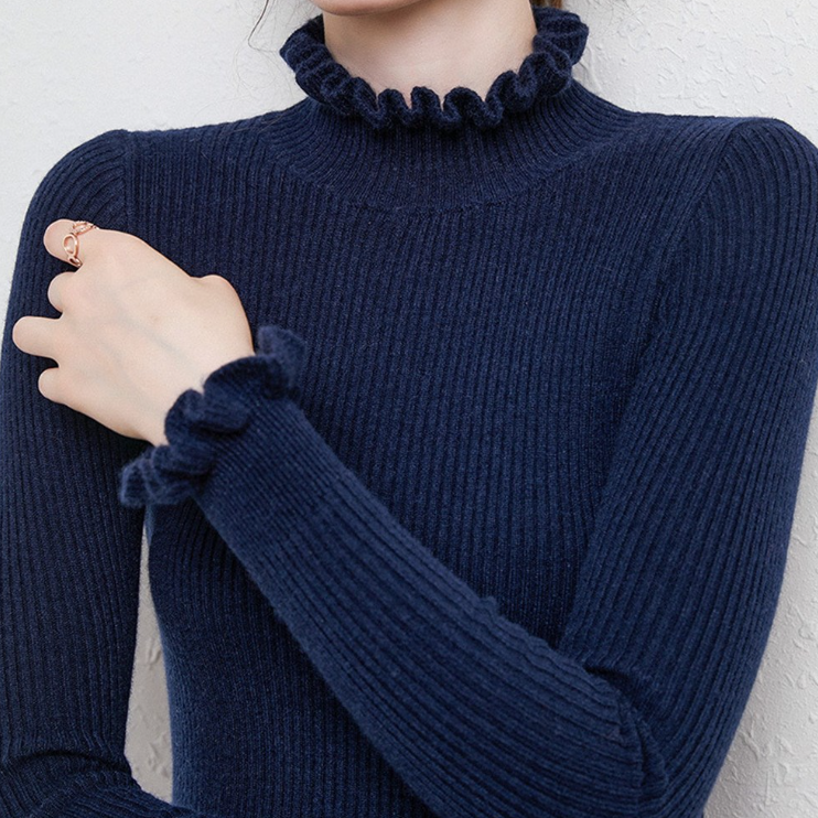 Damen Rollkragenpullover | Klassisch | Ultrazarte Feinstrick-Qualität Kaschmir
