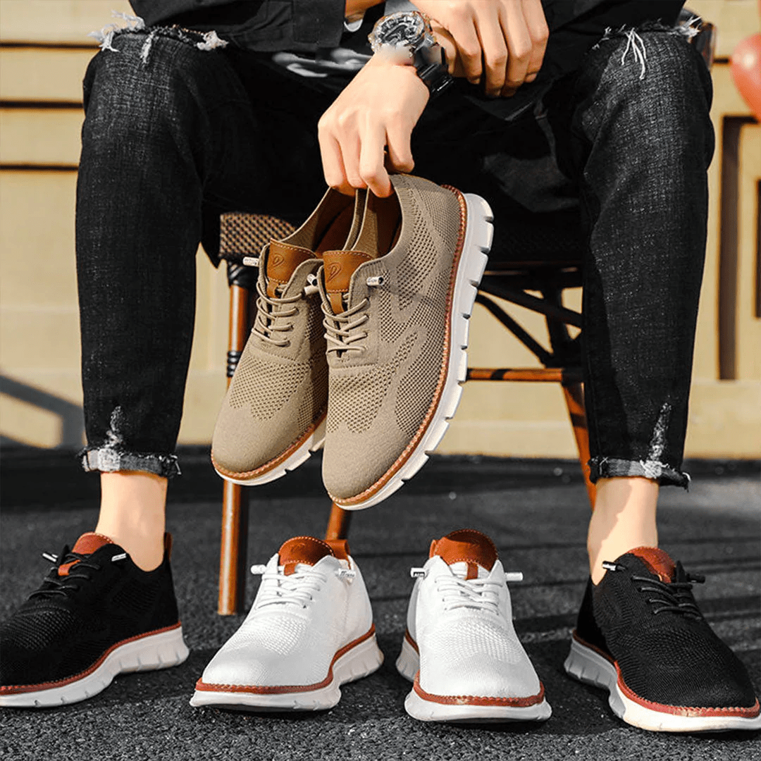 Herren Freizeitschuhe | Ultra-bequem & Atmungsaktiv | Flexible Laufsohle