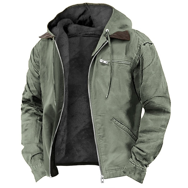 Owenn | Giacca outdoor moderna per uomo con cappuccio e cordino