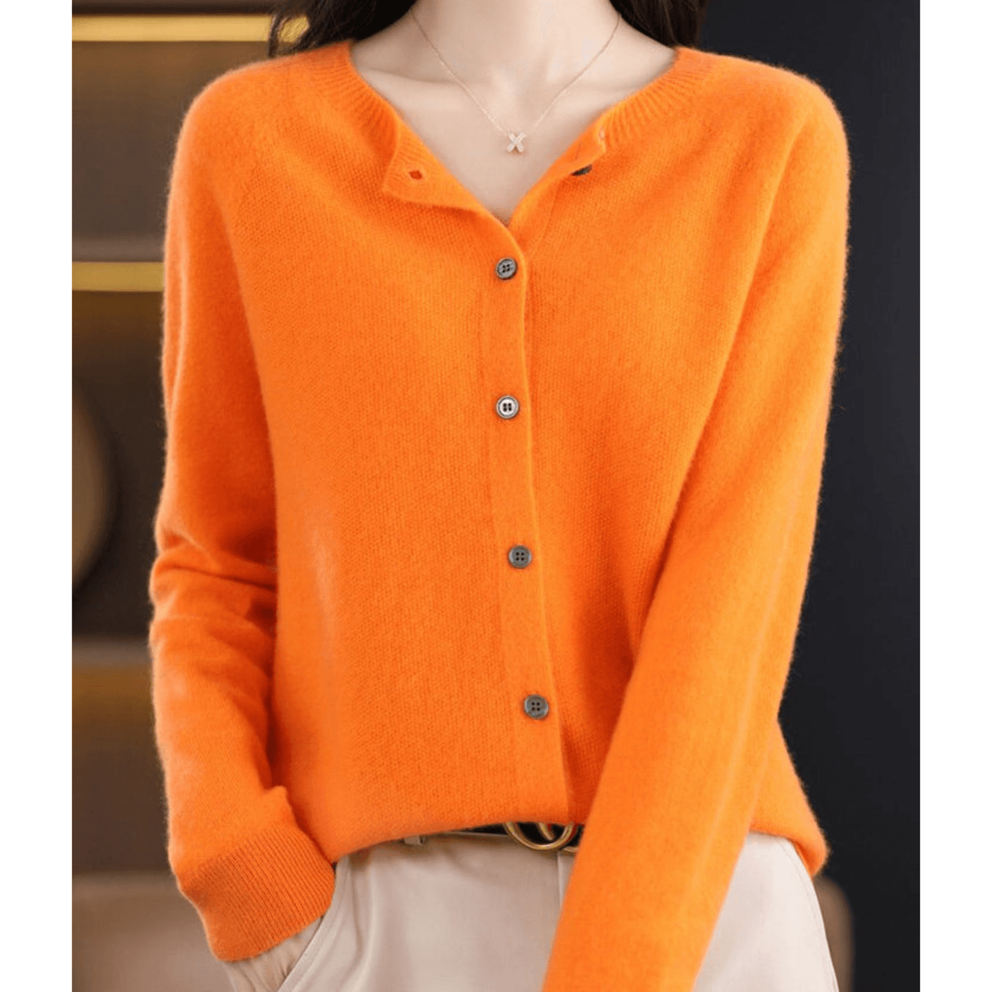 Chestka | Damen Woll-Strickjacke