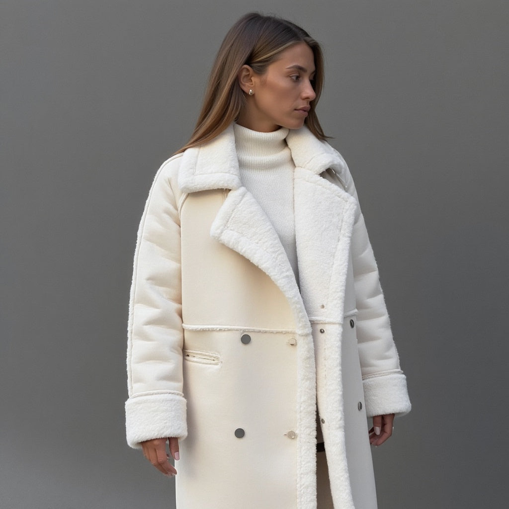 Heleyna | Cappotto invernale in suede