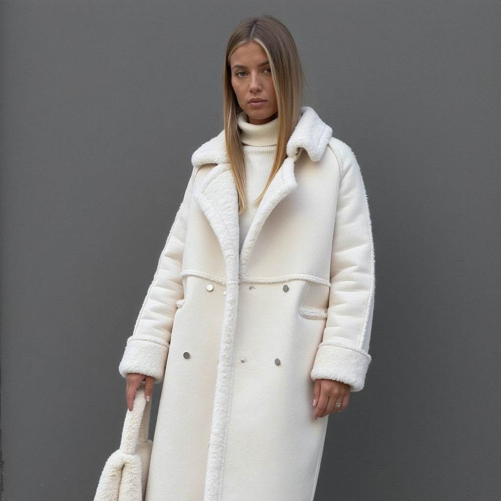 Heleyna | Cappotto invernale in suede