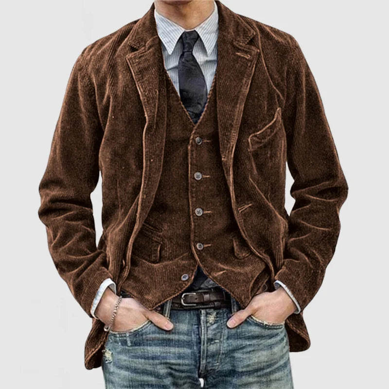 Sheene | Vintage Kord Revers Jacke