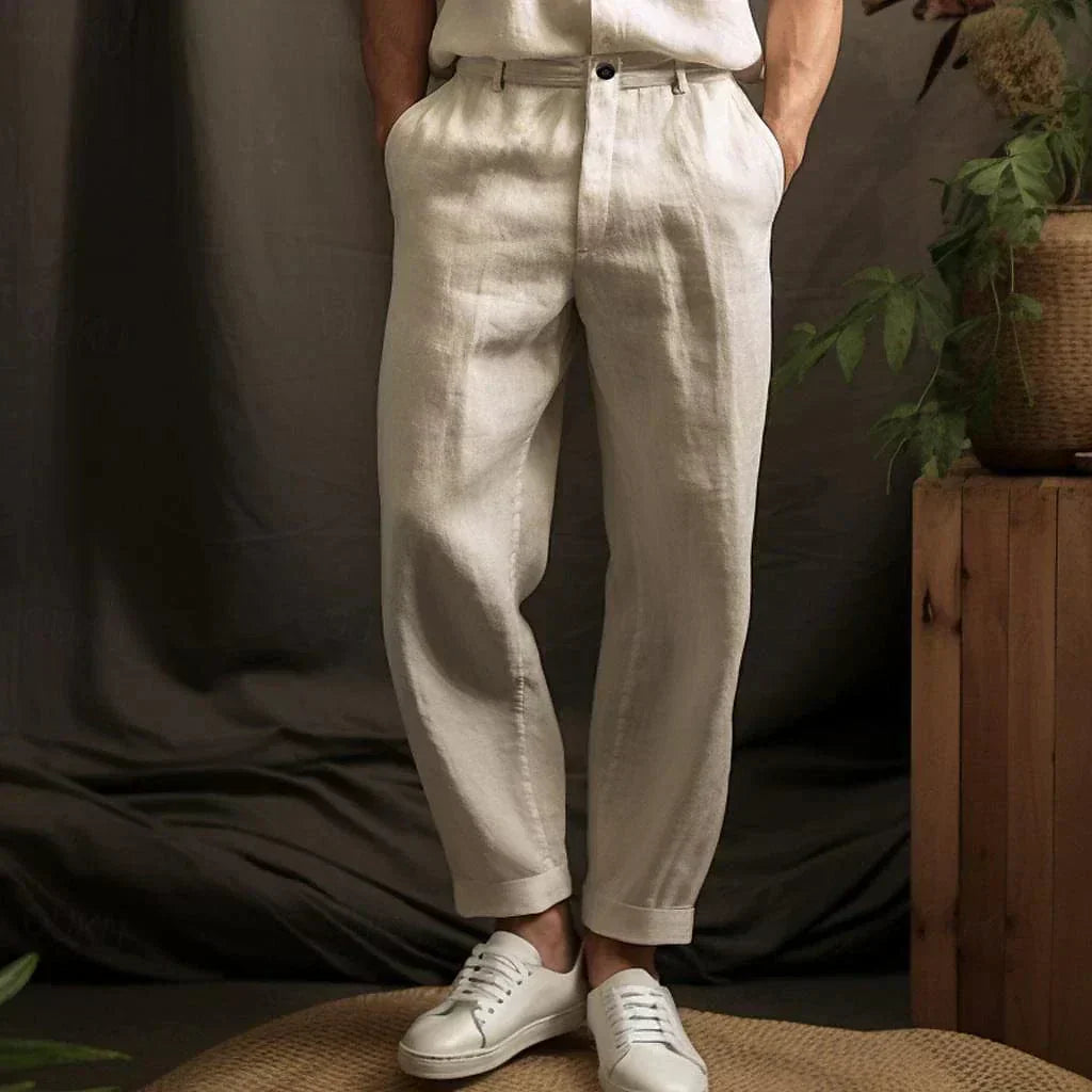 Gwendolyn - Pantaloni in lino casual per uomini